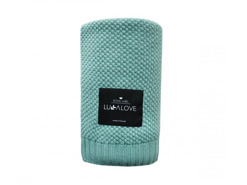 E-shop Lullalove Bambusová dečka 80x100cm farba:šalvia