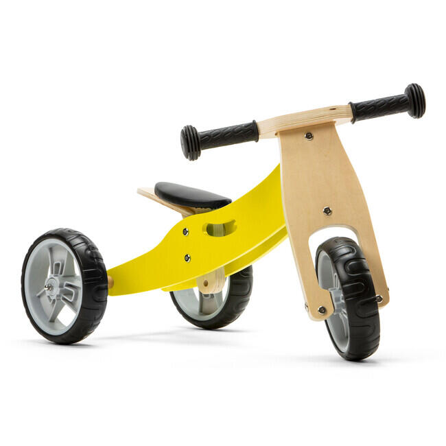 E-shop Nicko Drevené odrážadlo 2v1 mini farba:žltá