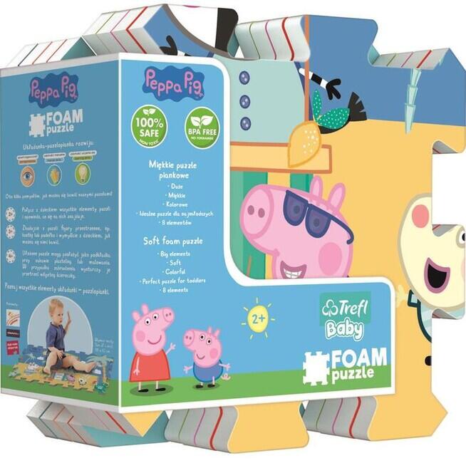 E-shop Trefl penové puzzle motív:peppa pig