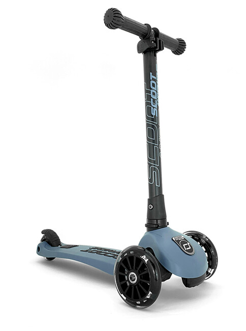 Scoot&Ride detská kolobežka HIGHWAYKICK 3 LED farba:steel