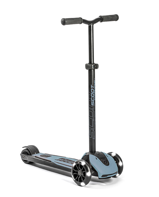 Scoot&Ride detská kolobežka HIGHWAYKICK 5 LED farba:steel
