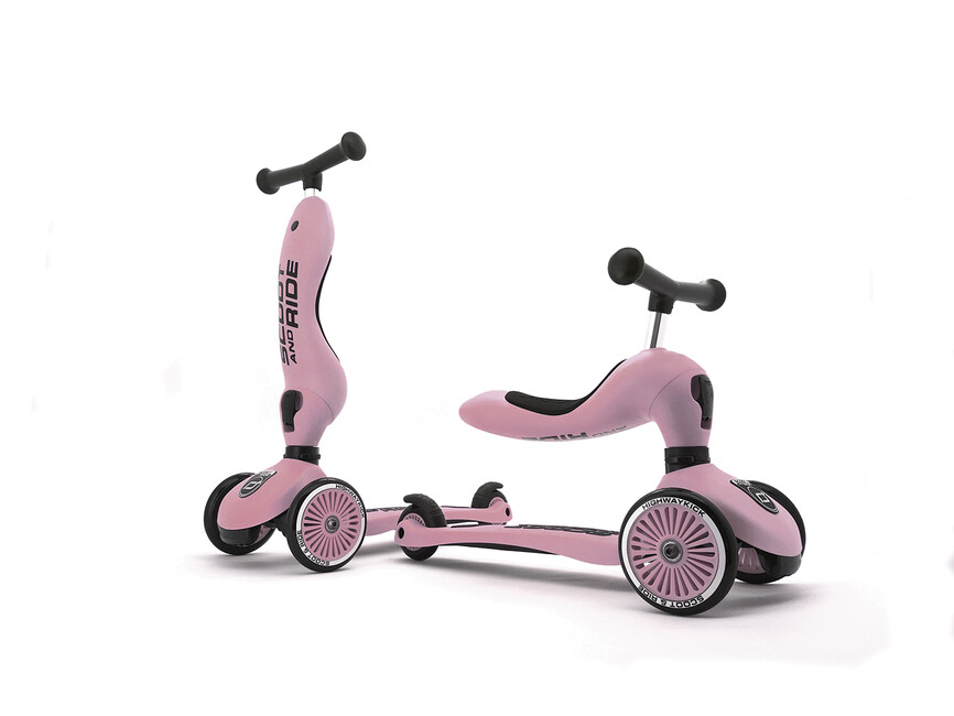 Scoot&Ride kolobežka/odrážadlo HIGHWAYKICK 1 farba:rose