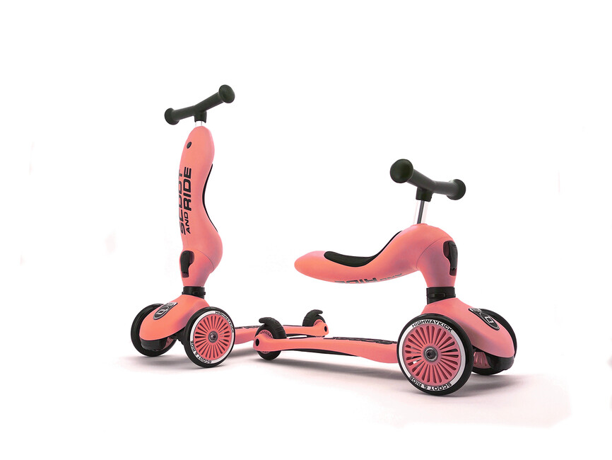 Scoot&Ride kolobežka/odrážadlo HIGHWAYKICK 1 farba:peach