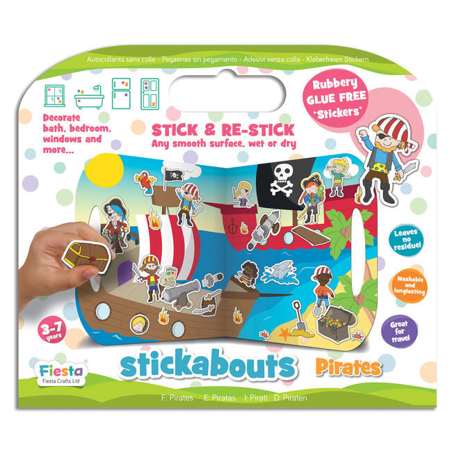 E-shop Fiesta Crafts Zábavné prelepky farba:Pirates