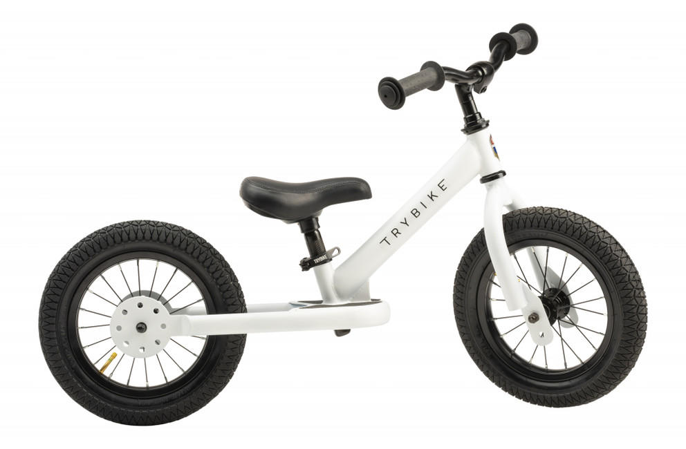 TRYBIKE odrážadlo STEEL farba:biela