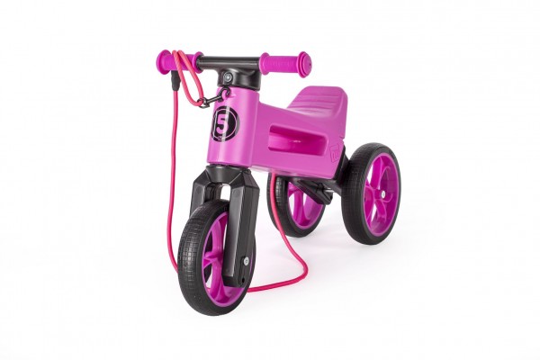 Teddies Odrážadlo FUNNY WHEELS Rider SuperSport 2v1 (v sáčku) farba:fialová
