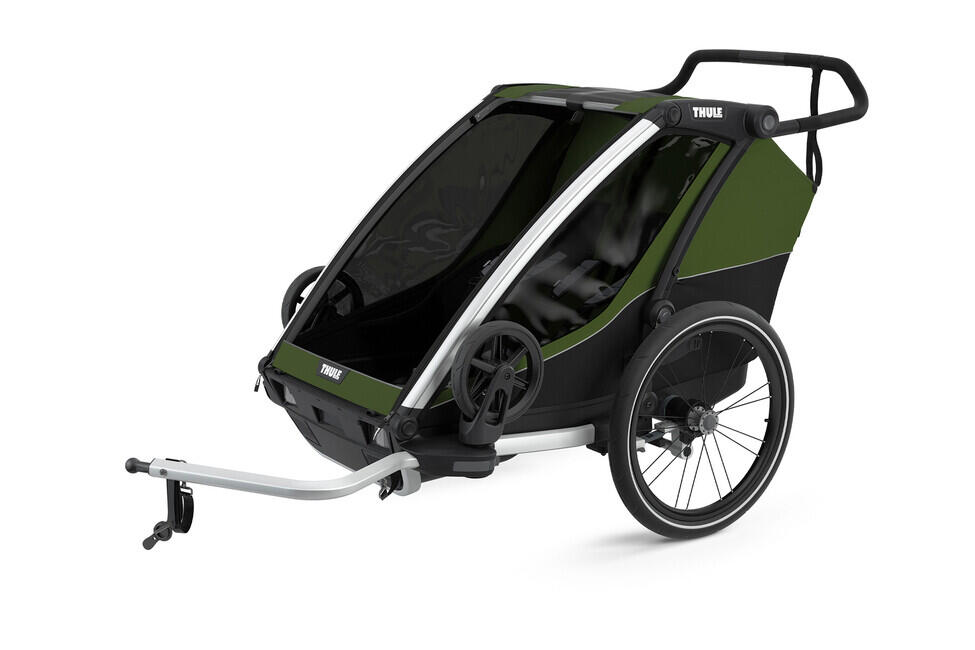 E-shop Thule športový cyklovozík Chariot Cab 2 farba:cypress green