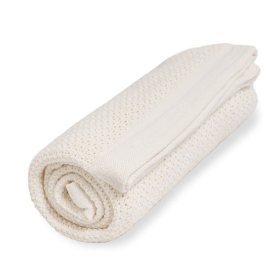 E-shop VINTER & BLOOM Deka Soft Grid Organic farba:pearl white