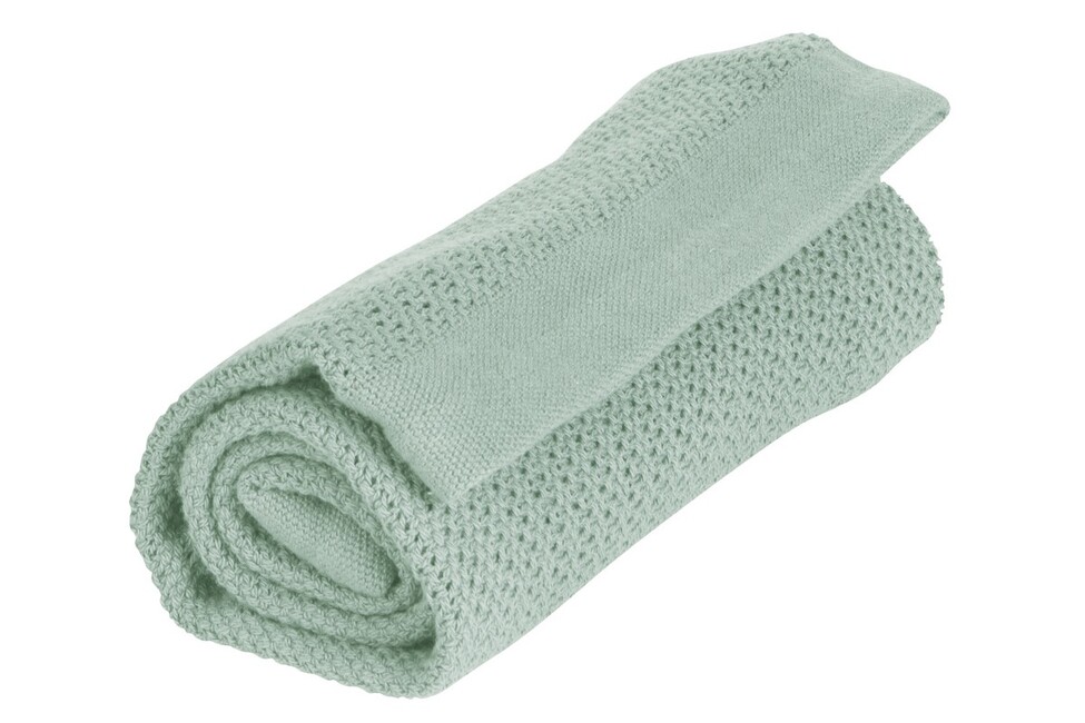 E-shop VINTER & BLOOM Deka Soft Grid Organic farba:sage green