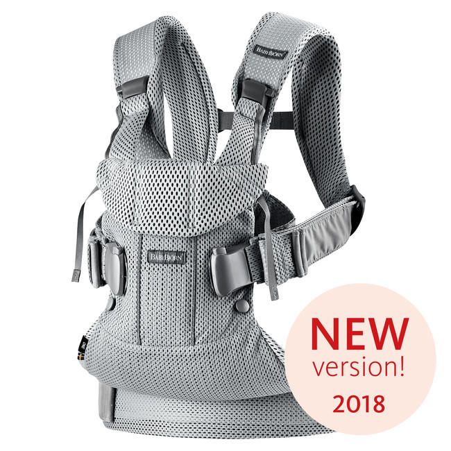 E-shop Baby Bjorn nosič One 3D Mesh farba:silver