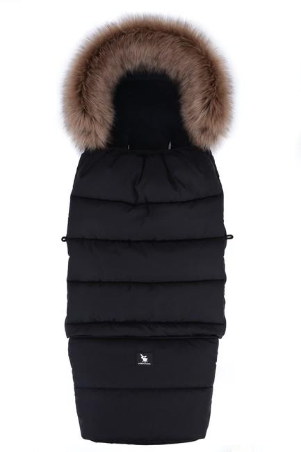 Cottonmoose fusak COMBI s kožuchom YUKON farba:black