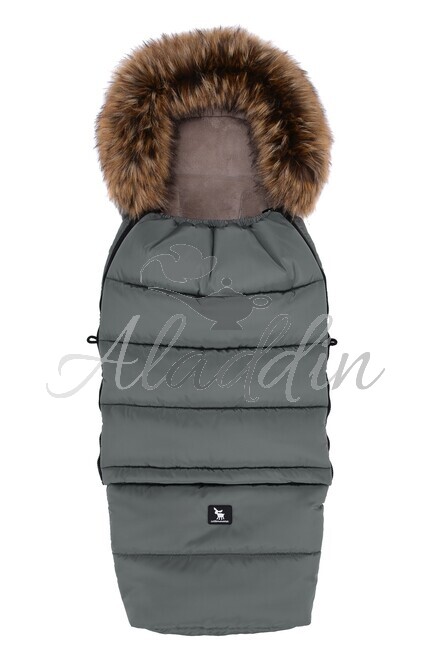 Cottonmoose fusak COMBI s kožuchom YUKON farba:jungle green