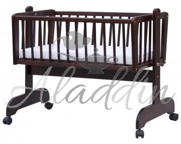 E-shop Scarlett kolíska, buková 90x41cm farba:wenge
