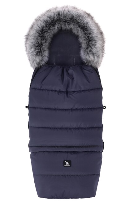 Cottonmoose fusak COMBI s kožuchom YUKON farba:modrá