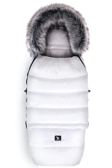 Cottonmoose fusak COMBI s kožuchom YUKON farba:biela