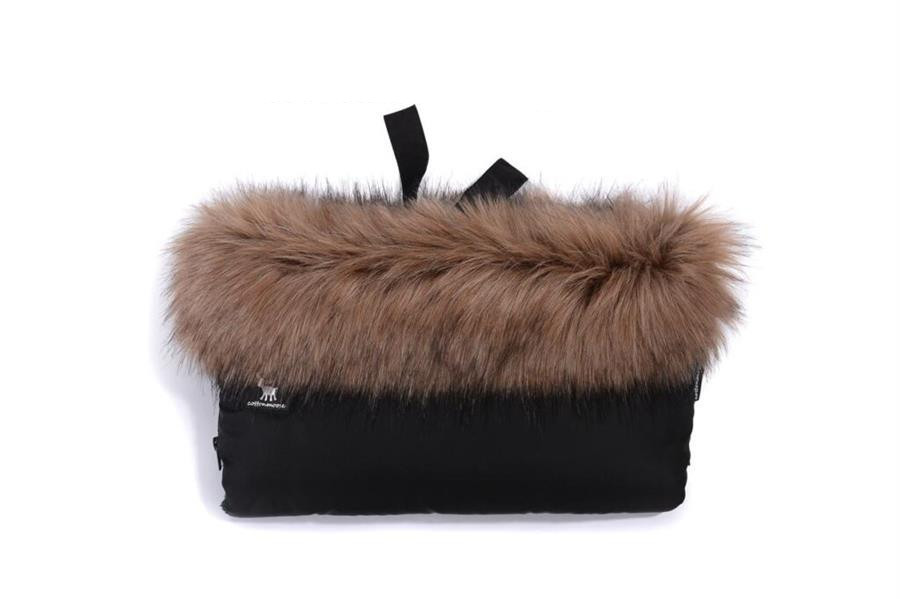 E-shop Cottonmoose rukávnik na kočík MOOSE YUKON farba:čierna