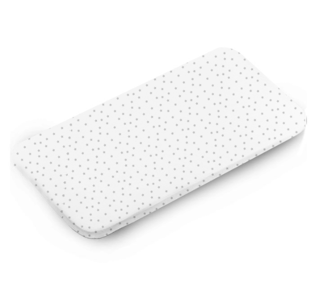 E-shop LevinFelin levin felin Detská plachta 200 × 90 cm zo 100 % bavlny farba:hviezdičky sivé na bielom