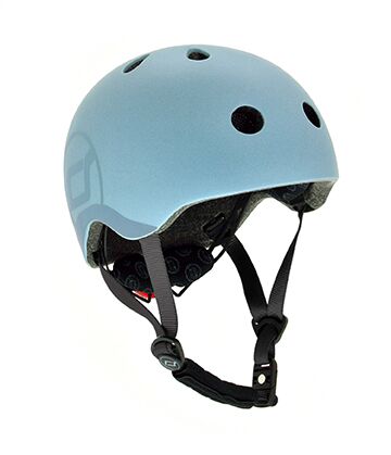 E-shop Scoot&Ride Scoot&Ride® Detská prilba S-M farba:steel