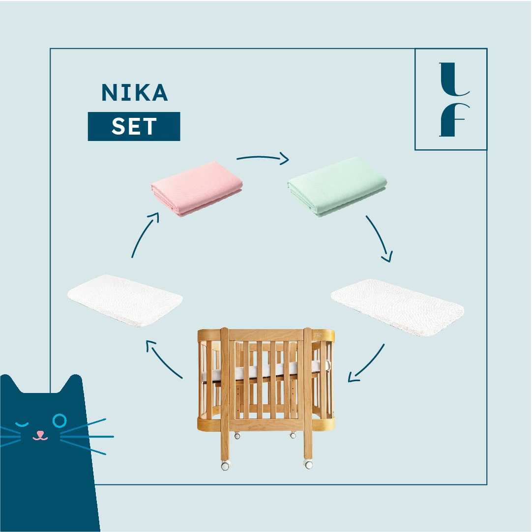 levin felin Zvýhodnený set postieľka Nika DUO farba:sivá