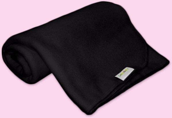 E-shop Ivema Baby fleecová deka farba:čierna