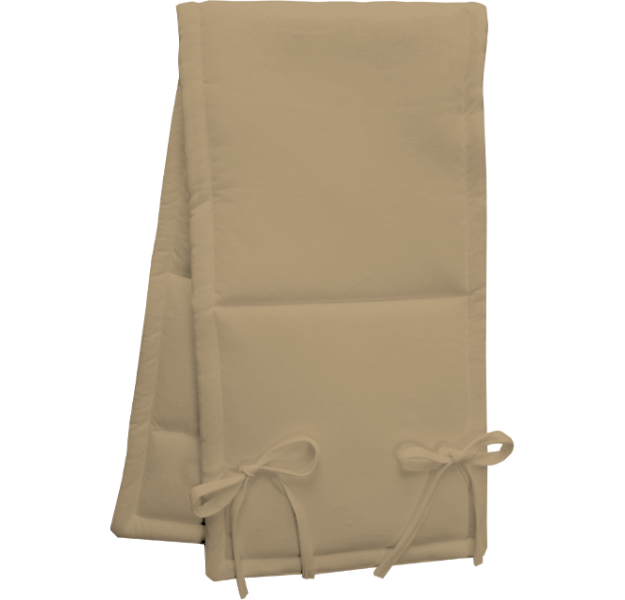 E-shop LevinFelin levin felin bavlnený mantinel do hranatej postieľky 120×60cm farba:béžová