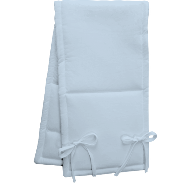 E-shop LevinFelin levin felin bavlnený mantinel do hranatej postieľky 120×60cm farba:modrá