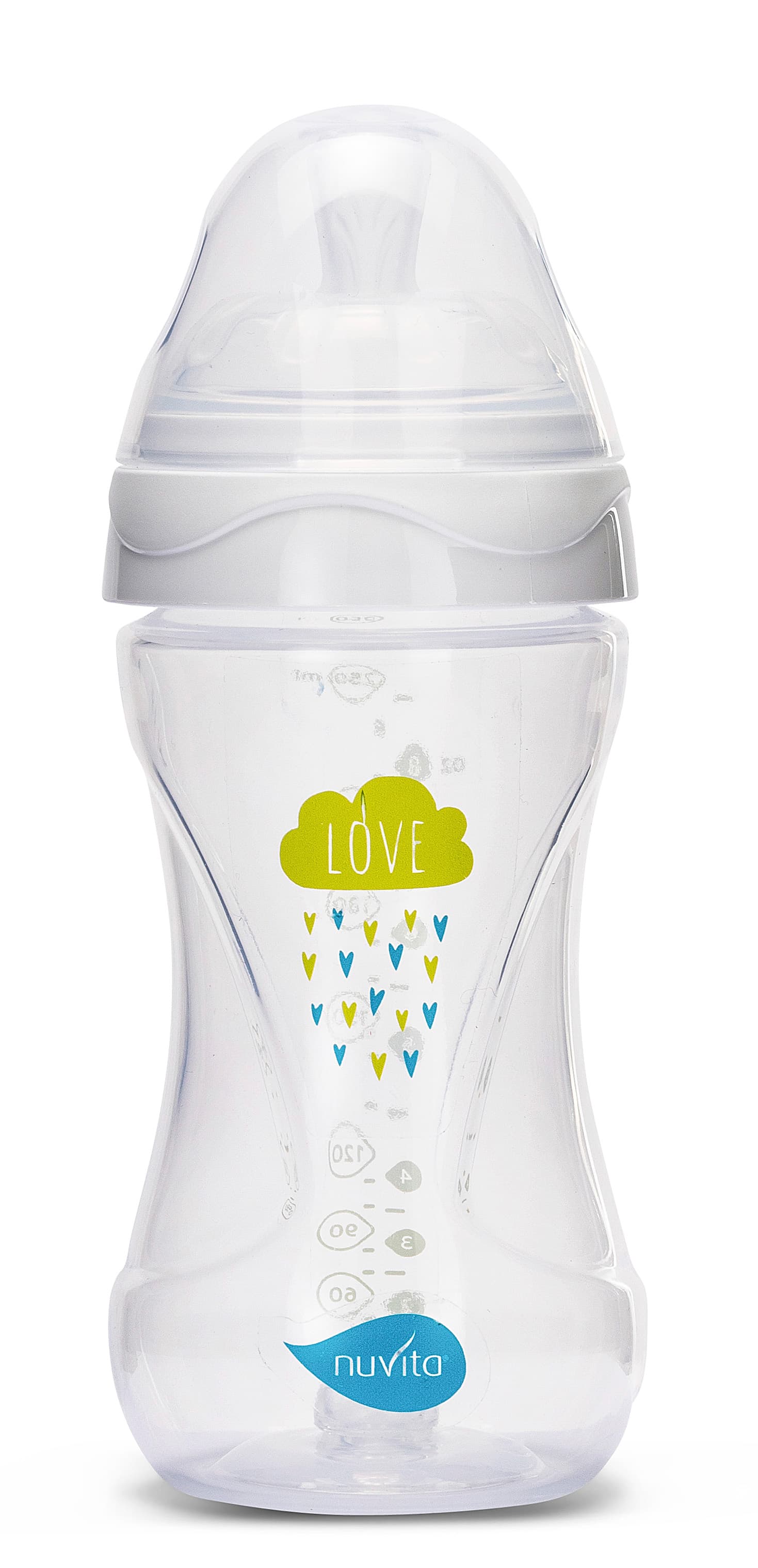 E-shop NUVITA Fľaštička 250ml, Transparent white