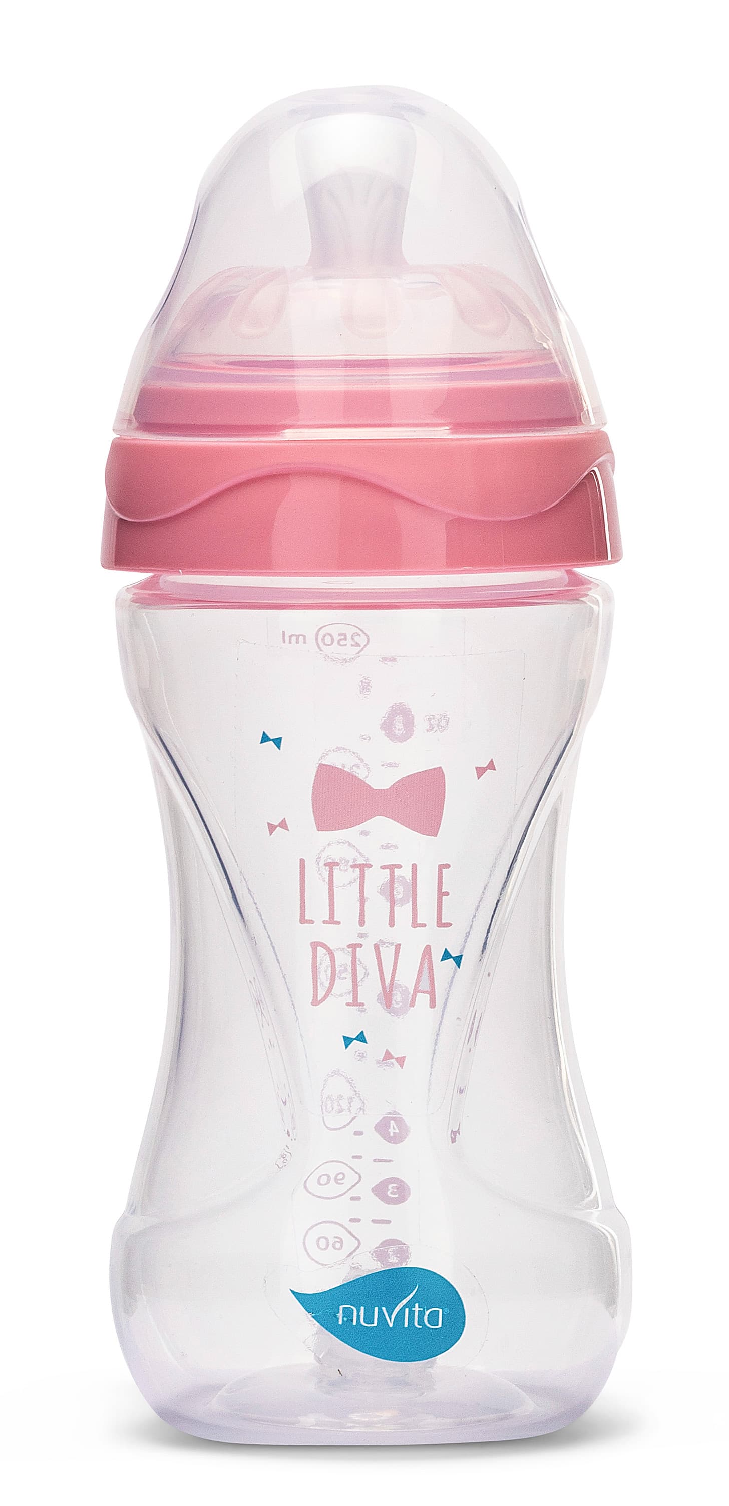 E-shop NUVITA Fľaštička 330ml, Transparent pink