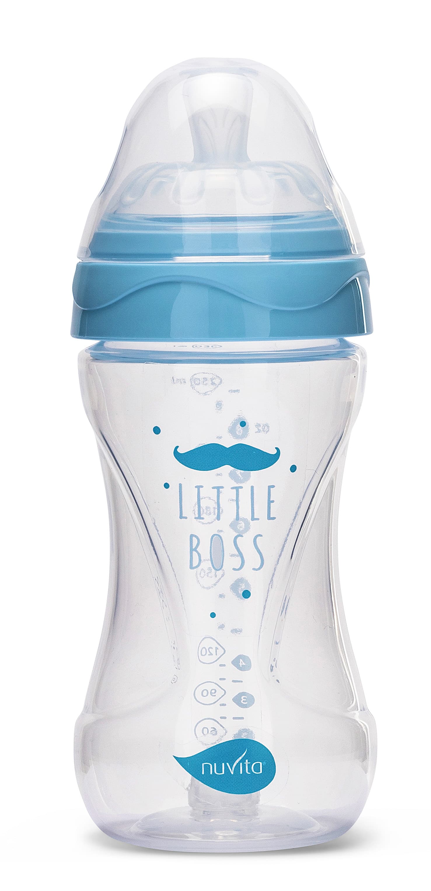 E-shop NUVITA Fľaštička 250ml, Transparent blue