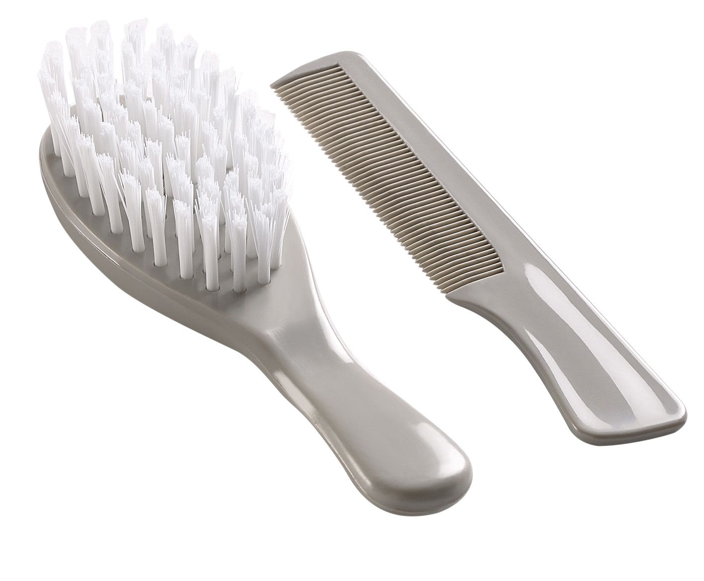 E-shop THERMOBABY Sada kefy a hrebeňa na vlasy, Grey