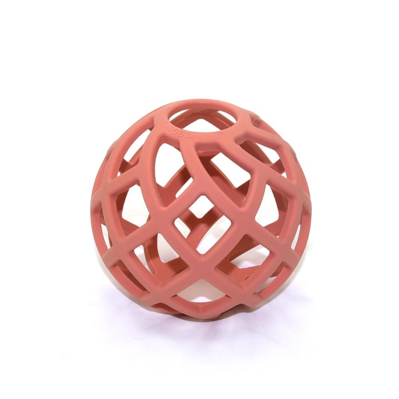 E-shop O.B. Designs OB Designs Eco-Friendly loptička na hryzenie, Blush