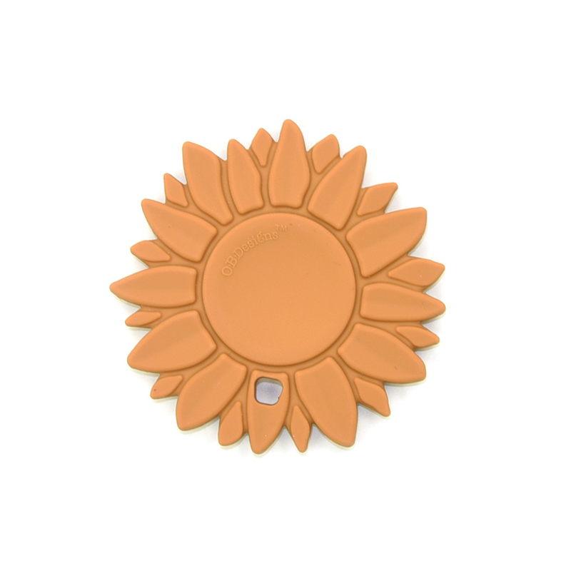 E-shop O.B. Designs OB Designs Silikónová hryzačka slnečnica, Ginger