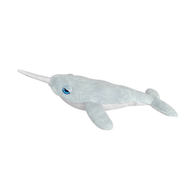 E-shop O.B. Designs OB Designs Plyšový narval 52 cm, Soft Blue