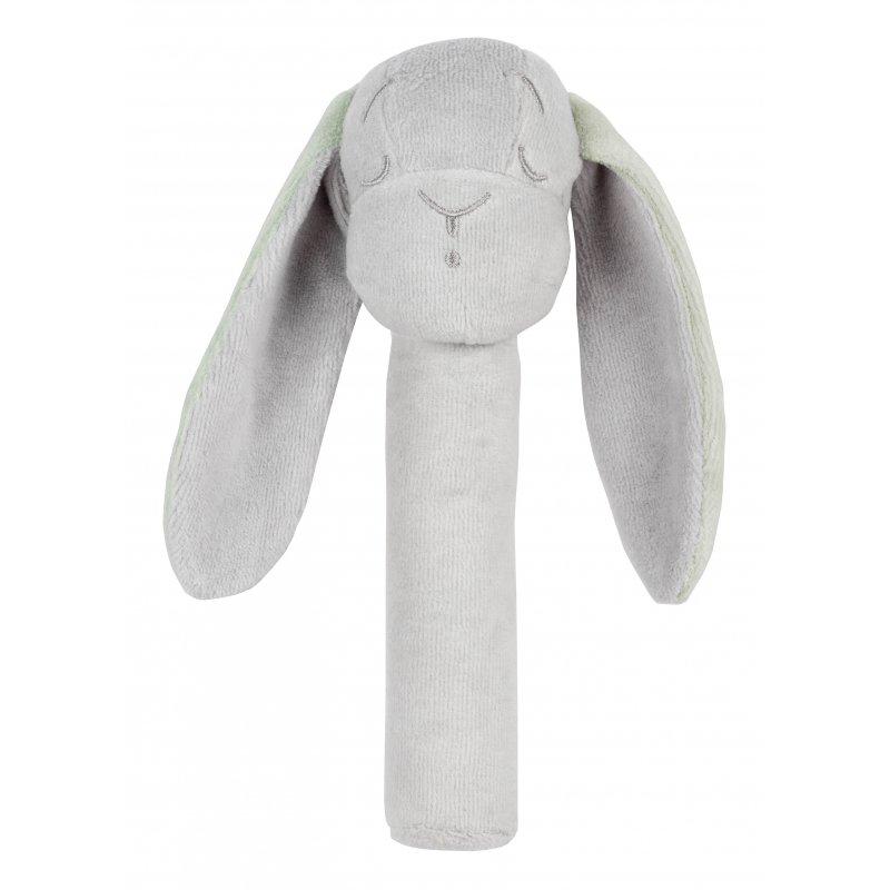 E-shop EFFIKI Effik bunny chrastítko, Šedé