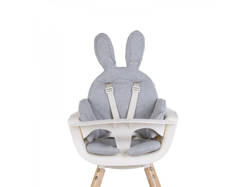 E-shop CHILDHOME Sedacia podložka do detskej stoličky Rabbit Jersey Grey