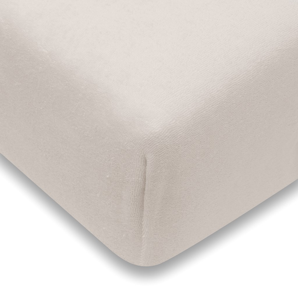 E-shop NEW BABY Froté prestieradlo do postieľky béžová - 2676