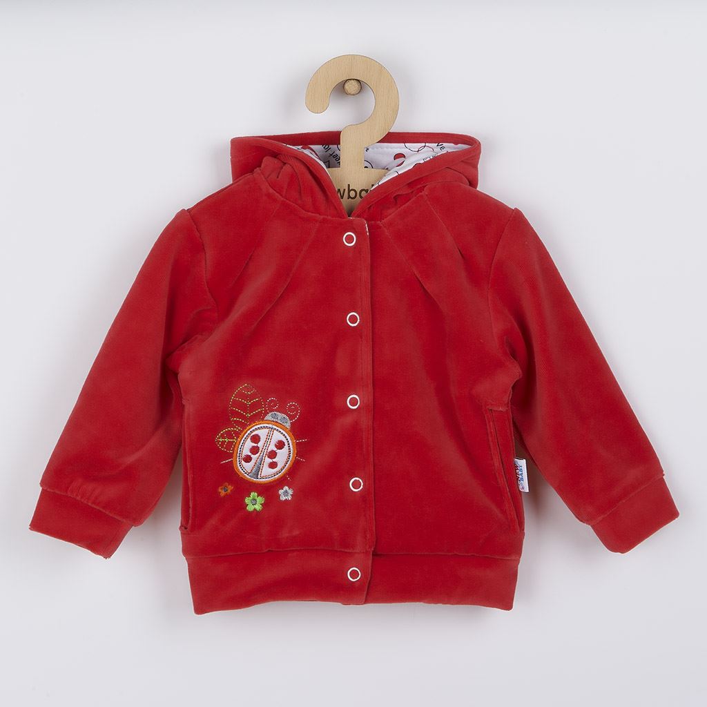 E-shop NEW BABY Semišková mikinka s kapucnou, 68 (4-6m) - 13840