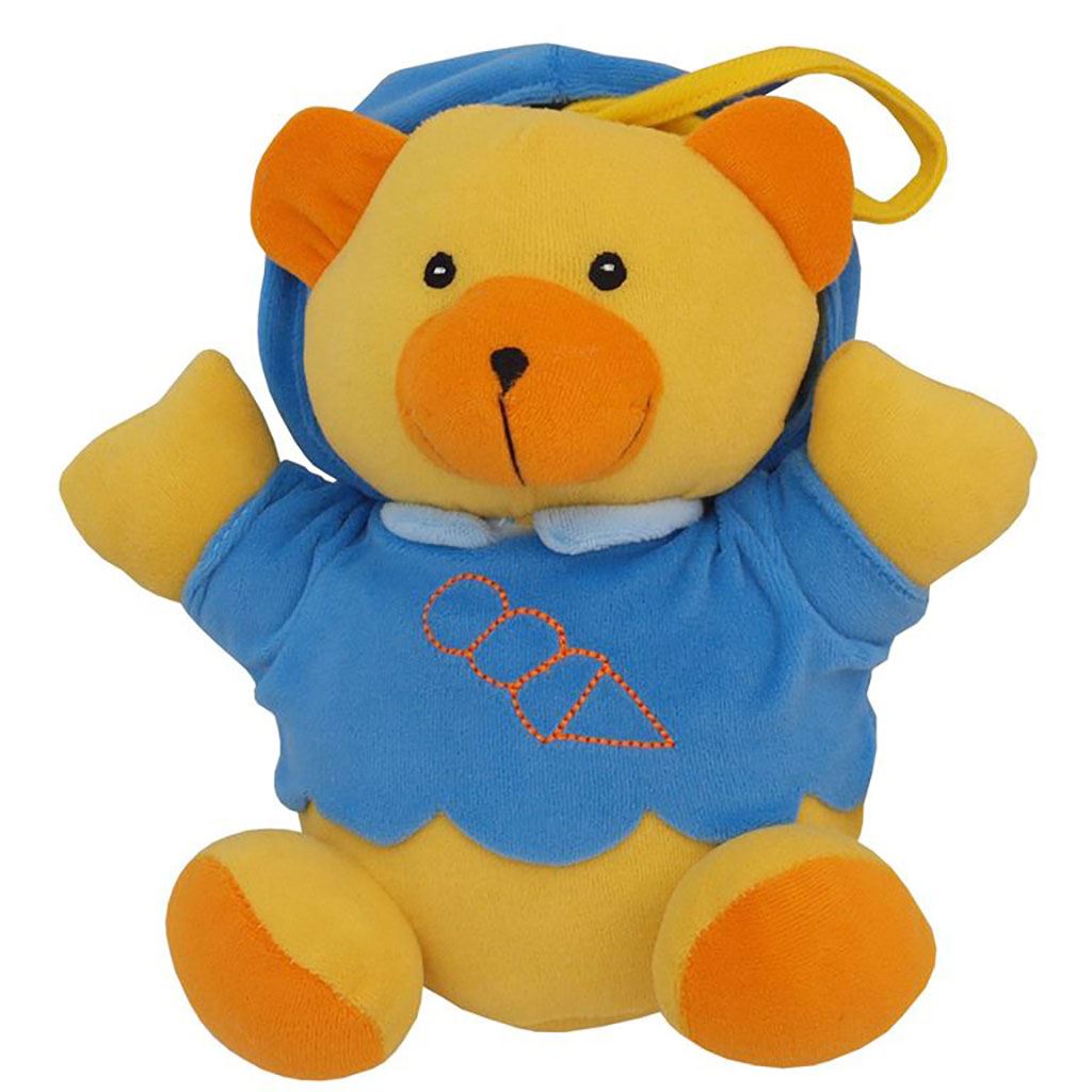 E-shop Detská plyšová hračka s hracím strojčekom Baby Mix medvedík modrý - 17218