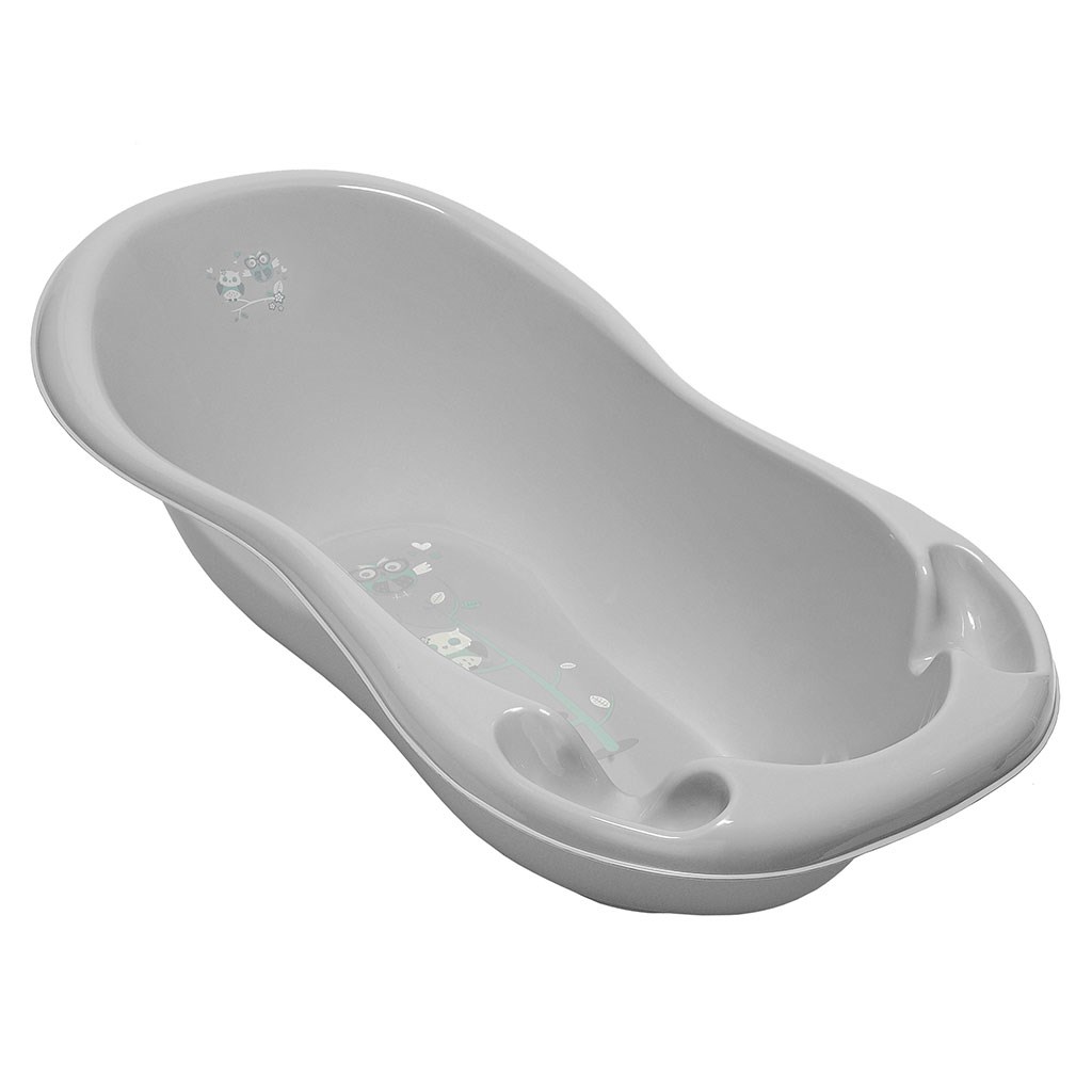 E-shop TEGA Anatomická vanička 102 cm sova sivá - 18501
