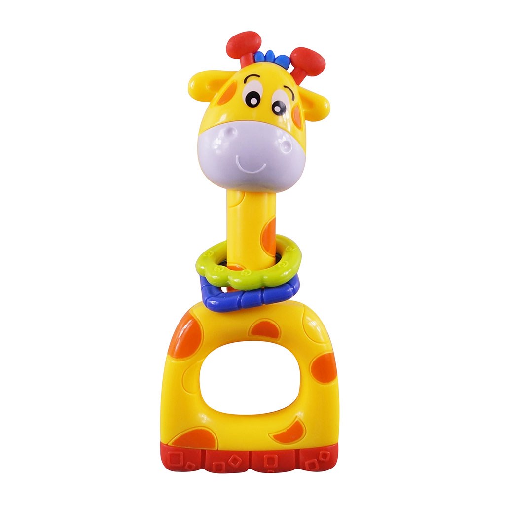 E-shop Detské hrkálka Baby Mix žltá žirafa - 18544