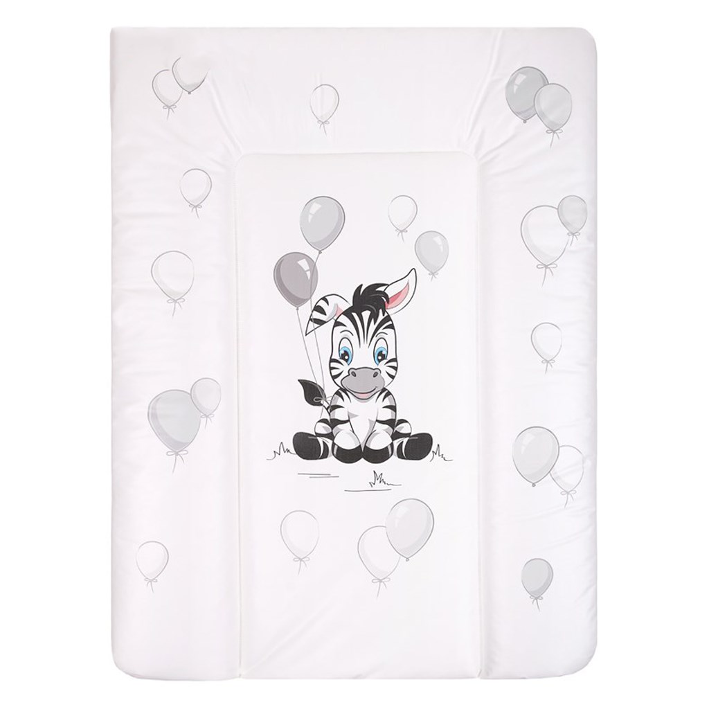 E-shop Prebaľovacia podložka mäkká New Baby Zebra biela 70x50 - 21285