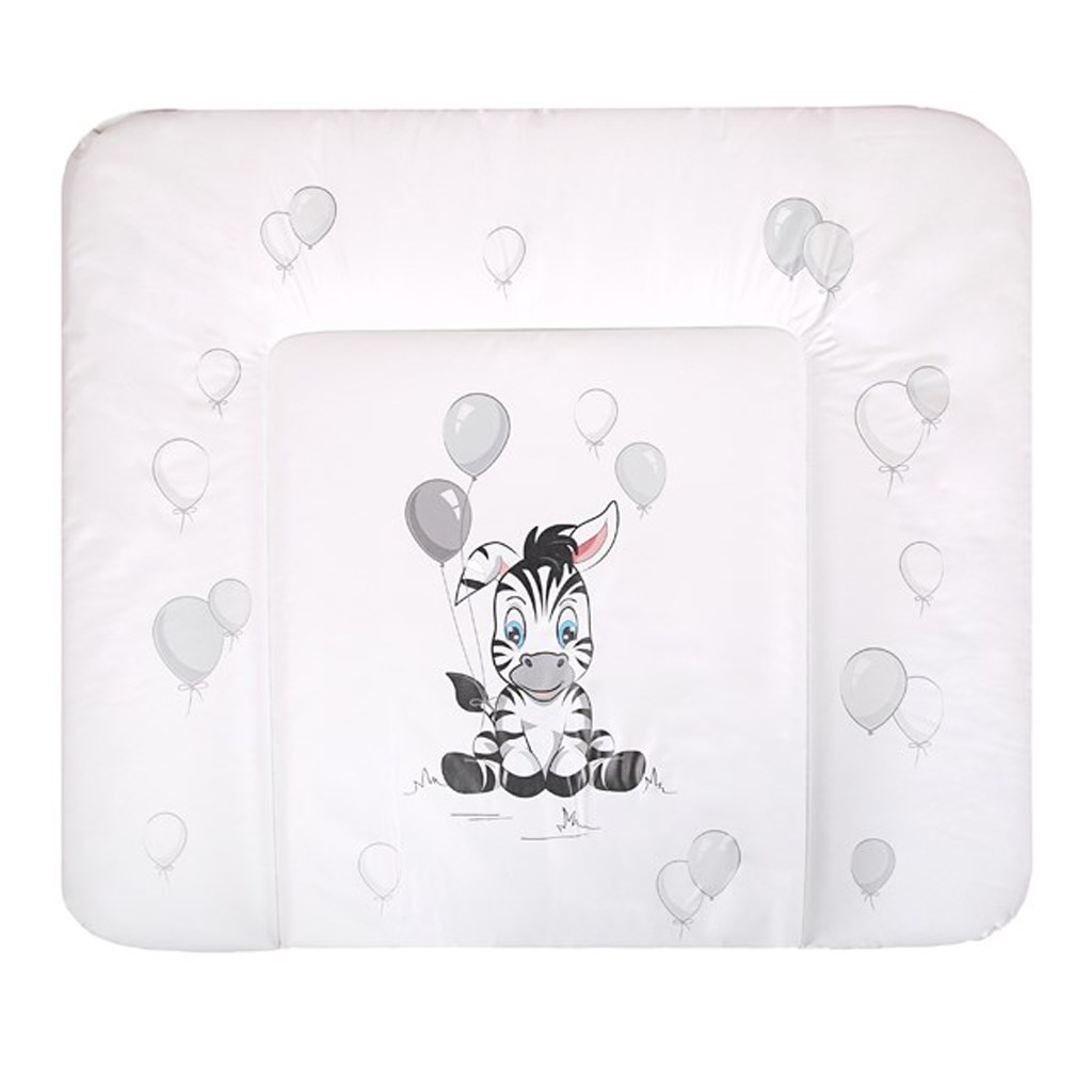 E-shop Prebaľovacia podložka mäkká New Baby Zebra biela 85x70 - 21288
