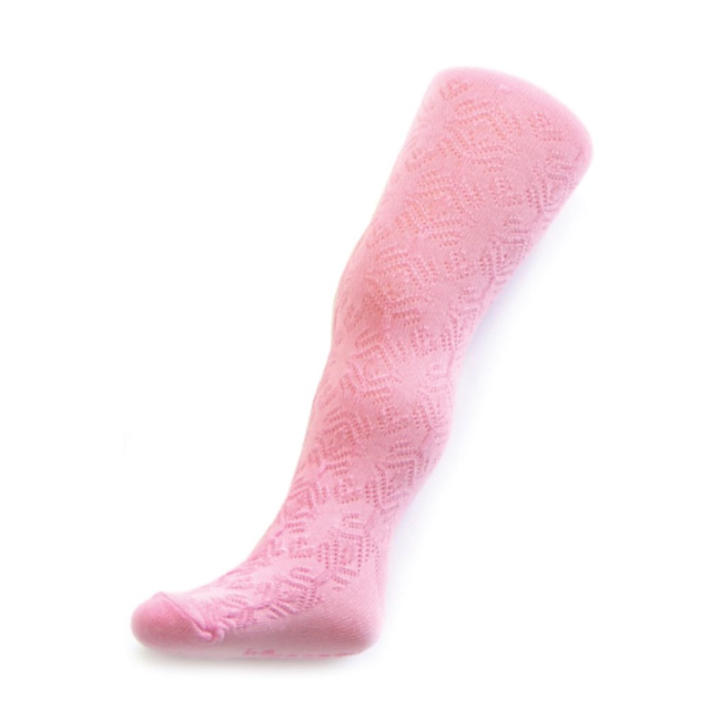 E-shop Detské žakárové pančucháče New Baby ružové, 128 (7-8 rokov) - 24515