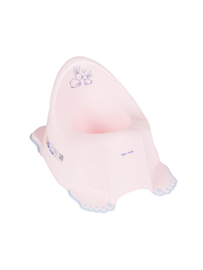 E-shop TEGA Hrajúci detský nočník protišmykový Bunny ružový - 24843