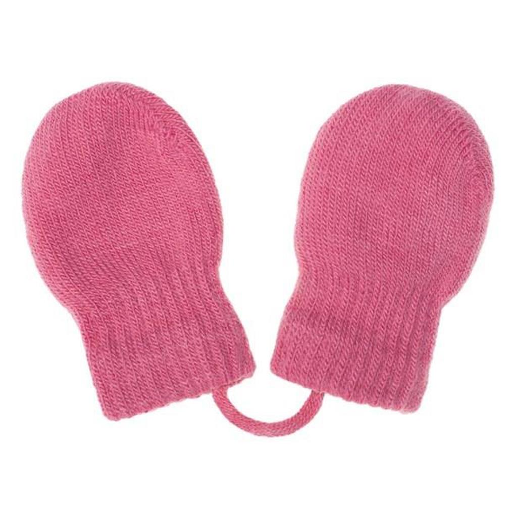 E-shop Detské zimné rukavičky New Baby ružové, 56 (0-3m) - 26010