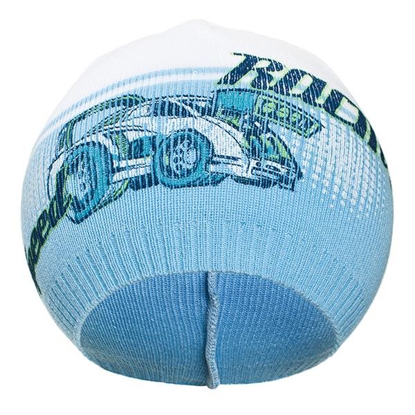 E-shop Jesenná detská čiapočka New Baby Racing bledo modrá, 110 (4-5r) - 26809