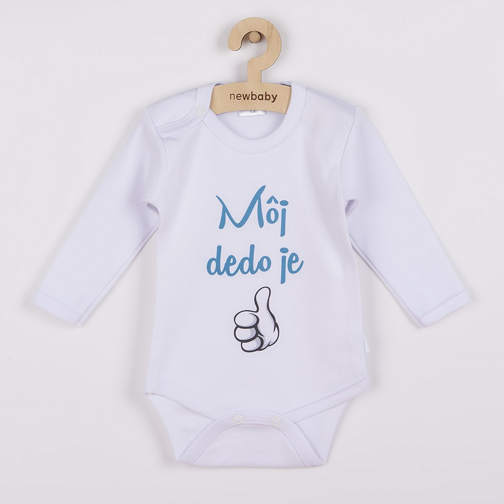 E-shop Body s potlačou New Baby Môj dedo je jednotka, 50 - 27178