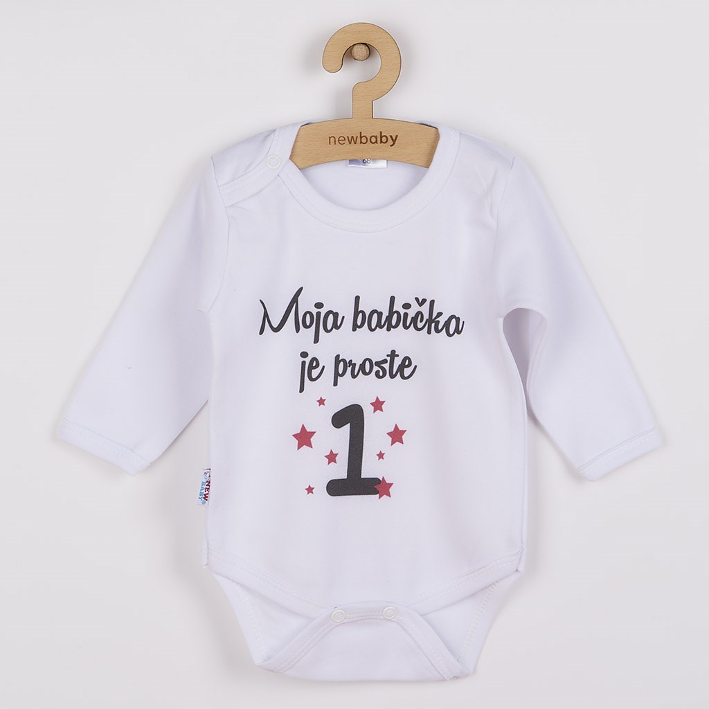 E-shop Body s potlačou New Baby Moja babička je proste jednotka, 50 - 27179