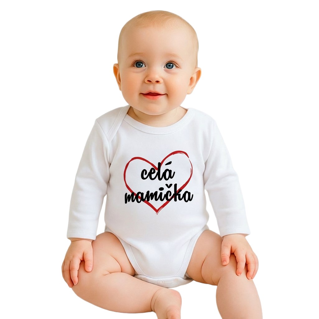 E-shop Body s potlačou New Baby celá mamička, 50 - 27519