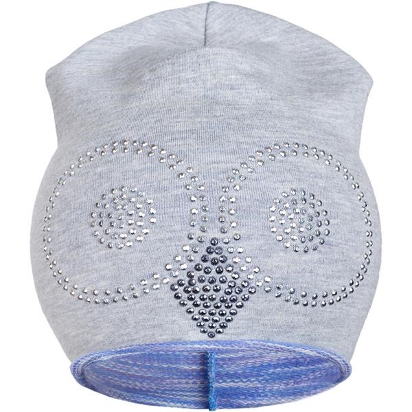 E-shop Jarná čiapočka New Baby sova sivo-fialová, 86/92 - 30531